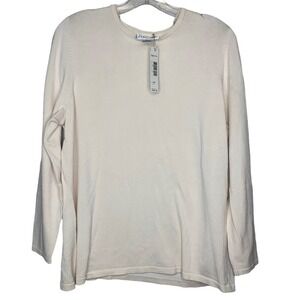 NWT Pendleton Long Sleeve Shirt Cream Women SZ 1X